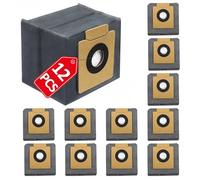 Lot de 12 sacs d'aspirateur de rechange pour aspirateur robot Eufy Clean X8 Pro X10 Pro Omni - 4 couches épaisses auto-vides, sac de rechange jetable de grande capacité