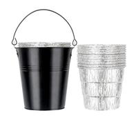 Lot de 12 sacs de graisse robustes pour machines de cuisson à granulés et appareils de barbecue compatibles avec la collection de graisse