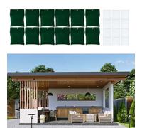 Lot de 12 sacs de lestage pour rideaux d'extérieur, toile de 425,2 g avec pinces métalliques et sacs hermétiques en polyéthylène, pour tonnelles, patios et utilisation en extérieur venteux