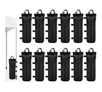 Lot de 12 Sacs de Lestage pour Tonnelle, Sacs de Sable Oxford 800D, 120 kg