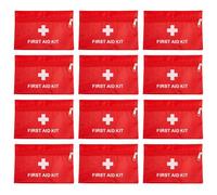 Lot de 12 sacs de premiers secours vides pour kit de bricolage, 16 x 11 cm (sans contenu)