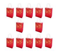Lot de 12 sacs élégants en papier d'aluminium pour emballage cadeau et événement, sacs d'emballage alimentaire pour célébrations
