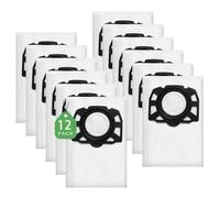 Lot de 12 Sacs Filtre pour Aspirateurs en Non-tissé pour Kärcher WD4, WD5, WD6 KFI 487