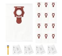 Lot de 12 sacs pour aspirateurs compatibles avec Miele Guard S1/L1/M1 d'aspirateur, sacs à poussière de rechange avec filtre de protection moteur