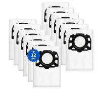 Lot de 12 Sacs pour Aspirateurs pour Kärcher KFI 357, 2.863-314.0 | Sacs Non-Tissés Résistants pour Kärcher WD2 Plus WD3 KWD1 KWD2 KWD3 MV3 WD3.200-WD3.800M SE4001 SE4002