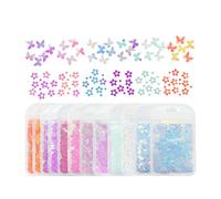 Lot de 12 sacs pour décoration de fleurs et papillons en résine époxy