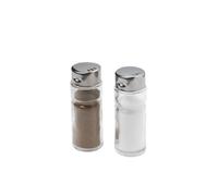 Fackelmann Lot de 12 salières/poivrières FM Professional 46651 Verre transparent 8,5 cm