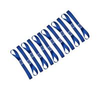 Lot de 12 sangles d'arrimage multi-usage pour moto - Haute résistance, bleu, Taille unique