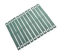 Lot de 12 sangles de piquage en nylon pour jeunes arbres | Support robuste coupe-vent avec boucles à œillets en laiton | Attaches durables pour plantes vertes pour le jardinage et la protection contre