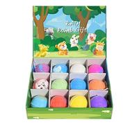 Lot de 12 sels de bain chinois dans différents parfums, boules de bain pour soins hydratants et apaisants, jouet surprise