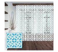 Lot de 12 séparateurs de pièce à suspendre pour décoration de maison, hôtel et bar - Panneaux muraux polyvalents pour une séparation élégante de l'espace (12 pièces)