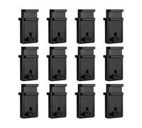 Lot de 12 séparateurs de sol réutilisables réglables et stables. Base | Outil d'installation pour séparateurs de sols stratifiés pour bois dur, stratifié, contreplancher, planches, B