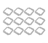 Lot de 12 serpillères de rechange pour aspirateur Ecovacs pour winbot Mini2 Air2 One Pro One2 - Chiffons en microfibre réutilisables sans traces Gris 8 à 12 pièces