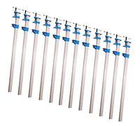 Lot de 12 serre-joints en aluminium 900 mm