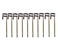 Lot de 12 serre-joints professionnels 150/200/250 avec poignée en plastique