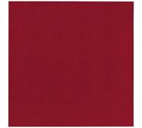 Lot de 12 serviettes - DUNI - Jetable - Dunisoft bio - 4 plis - 40x40cm - Bordeaux