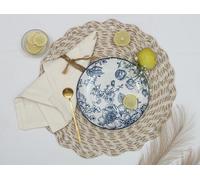 Lot de 12 serviettes en tissu 100 % coton pour usage quotidien - Serviettes de table pour fêtes, Noël, salle à manger - Ivoire The Home Talk