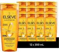 [Lot De 12] Shampooing Disciplinant Enrichi En Huile D'argan Elseve Liss-Intense 350ml[Z3617]