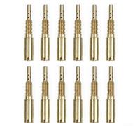 Lot de 12 sous-injecteurs pour jets pilotes 10-37,5, jet lent pour Mikuni Carb VM28/486, compatible avec HS40 HSR42/45/48 RS34-RS40 TM33 TM36 T0, longueur 28 mm, filetage 0,0 x 0,7 mm