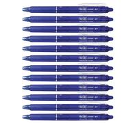 Lot de 12 stylo Ã bille BIC Pilot Frixion Clicker Bleu TU