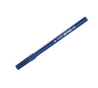 LOT de 12 Stylo marqueur Tratto Office - Pointe fibre 2,5 mm - Course 0,7 mm - Encre à base d'eau - Couleur bleue