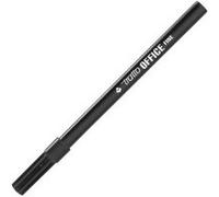 LOT de 12 Stylo marqueur Tratto Office - Pointe fibre 2,5 mm - Course 0,7 mm - Encre à base d'eau - Couleur noire G