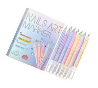 Lot de 12 stylos à dessin pour peinture acrylique et décoration - Pointe de haute précision - Séchage rapide