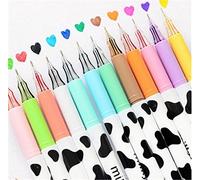 Lot de 12 stylos à encre gel, motif peau de vache, stylos d’écriture coréenne, papeterie Kawaii, fournitures scolaires