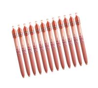 Lot de 12 stylos à encre gel rétractables pour soulager le stress - 0,5 mm - Pour prise de notes quotidienne - Fournitures scolaires et de bureau - Prise en main ergonomique