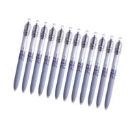 Lot de 12 stylos à encre gel rétractables pour soulager le stress - 0,5 mm - Pour prise de notes quotidienne - Fournitures scolaires et de bureau - Prise en main ergonomique