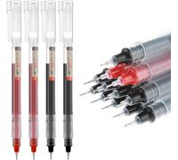 Lot De 12 Stylos À Encre Liquide Noir