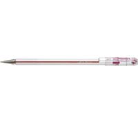 Lot De 12 Stylos Bille Pointe Métal 0,7 Mm Encre Rose