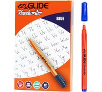 Lot De 12 Stylos D'écriture À La Main, Pointe En Polyacétal Résistant Pour Donner Un Débit D'encre Fluide Et Sans Effort Pour Les Enfants Droitiers Et Gauchers, Apprendre À Écrire