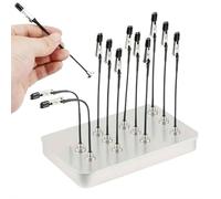 Lot de 12 supports de base de peinture réglables, pinces crocodiles magnétiques flexibles, embouts en caoutchouc pour loisirs créatifs, cartes miniatures et soudure