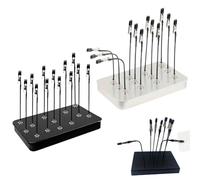 Lot de 12 supports de base de peinture réglables, pinces crocodiles magnétiques flexibles, embouts en caoutchouc pour loisirs créatifs, cartes miniatures et soudure