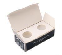 Lot de 12 supports de rangement pour pièces de monnaie avec différentes spécifications, boîte carrée en carton pour collection de pièces de monnaie organisée (20,5 mm)