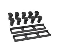 Lot de 12 supports de serrage pour bancs de travail du bois en alliage d'aluminium robuste 19 mm Outil de positionnement de table