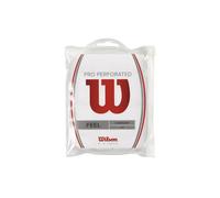 Wilson Pro Perforated Tennis Overgrip 12 Units Rouge,Blanc