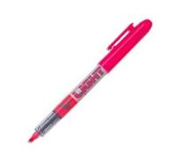 Lot de 12 Surligneur de poche pointe biseautée encre liquide coloris rose PILOT V-LIGHT