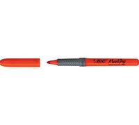 BIC Brite Liner Grip marqueur 12 pièce(s) Pointe biseautée Orange