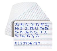 Lot de 12 tableaux effaçables à sec, doublés et unis (23 x 30,5 cm)