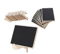 Lot de 12 tableaux noirs pour marque-places - Chevalet de fête de mariage - Numéro de table - Nains de Pâques - Décoration sans visage - Décoration humanoïde - Jardin féérique - Vert