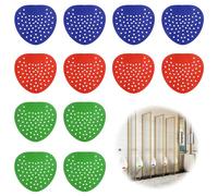 Lot de 12 tamis d'urinoir parfumés universels pour urinoir avec parfum. Élimine les odeurs particulières, convient pour les toilettes publiques dans les hôtels, les centres commerciaux, les écoles et