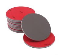 Lot de 12 tampons de ponçage en éponge pour boules de bowling de 12,7 cm avec grain 400 à 3000 pour refaire surface et enlever les rayures, accessoires rouges et gris pour bowlers (12 pièces, 2000)