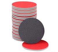 Lot de 12 tampons de ponçage en éponge pour boules de bowling de 12,7 cm avec grain 400 à 3000 pour refaire surface et enlever les rayures, accessoires rouges et gris pour bowlers (12 pièces, 1000)