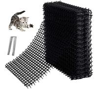 Lot de 12 Tapis Anti Chat 15,5 x 20 cm Pic Anti Chat Repousse Chat Exterieur Tapis Anti Chien avec Epine,Barriere Anti Chat Exterieur, Tapis Répulsif Chat, Anti Chat Exterieur Puissant