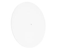 Lot de 12 tapis de plateau en caoutchouc pour tourne-disque - Réduit le bruit - Qualité basse - Blanc