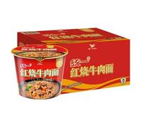 Lot de 12 tasses de nouilles chinoises instantanées Tongyi Ramen dans la soupe