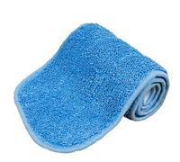 Lot de 12 têtes balai-serpillère rechange en microfibre for le nettoyage des sols, avec vaporisateur d'eau plat Pour SerpillièRe(Blue)