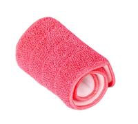 Lot de 12 têtes balai-serpillère rechange en microfibre for le nettoyage des sols, avec vaporisateur d'eau plat Pour SerpillièRe(Red)